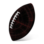 Red Gun Sight Print Rugby Ball