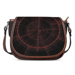 Red Gun Sight Print Saddle Bag