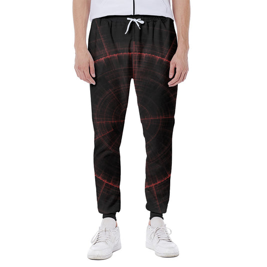 Red Gun Sight Print Scuba Joggers