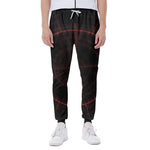 Red Gun Sight Print Scuba Joggers