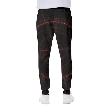 Red Gun Sight Print Scuba Joggers