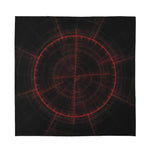 Red Gun Sight Print Silk Bandana