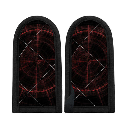 Red Gun Sight Print Skillet Handle Cover