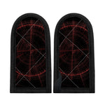 Red Gun Sight Print Skillet Handle Cover