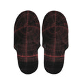Red Gun Sight Print Slippers