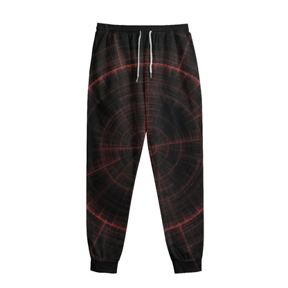 Red Gun Sight Print Sweatpants