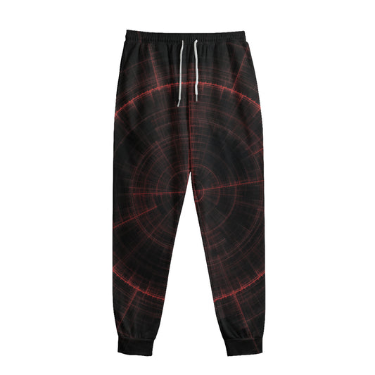 Red Gun Sight Print Sweatpants