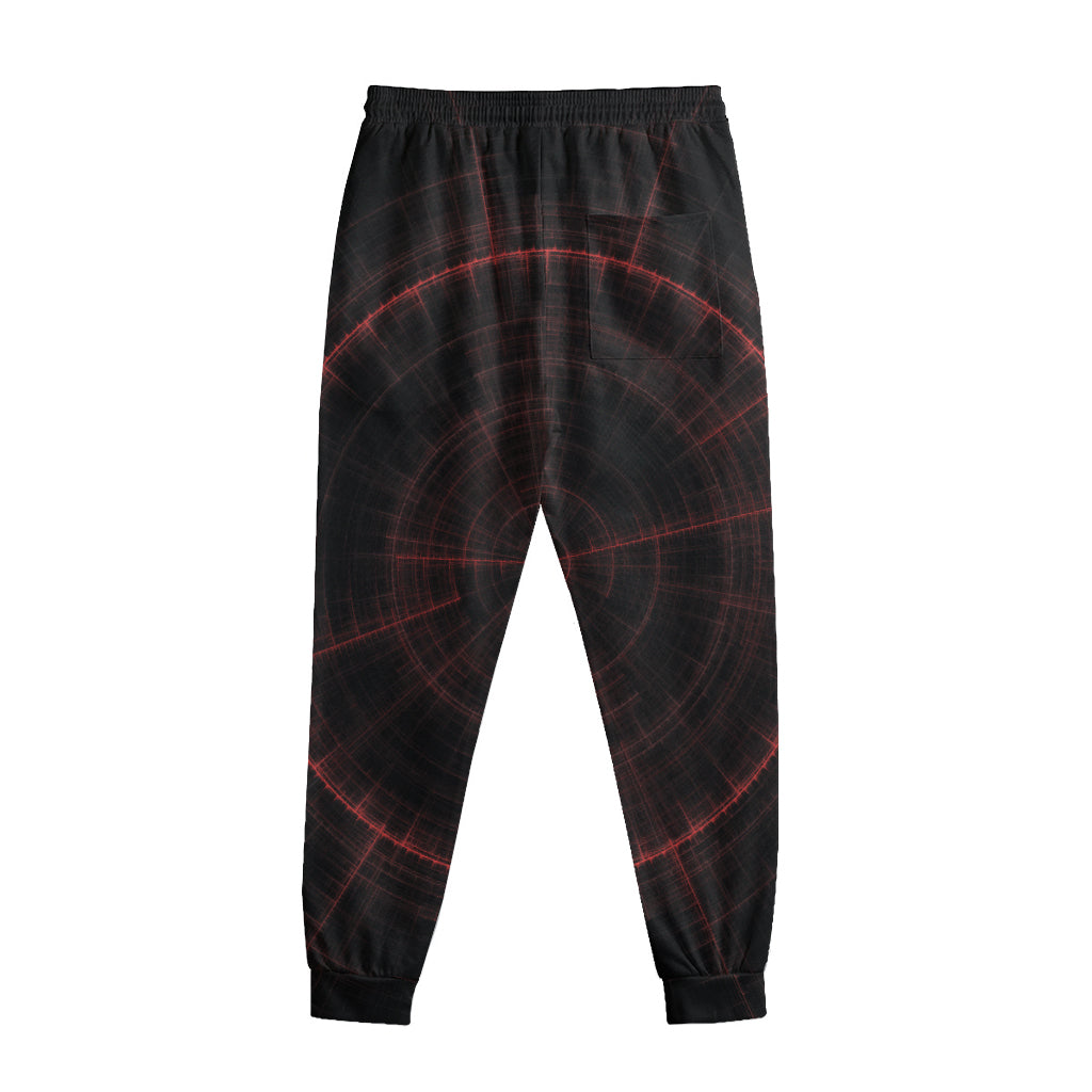 Red Gun Sight Print Sweatpants