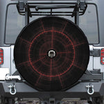 Red Gun Sight Print Tire Cover With Camera Hole