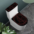 Red Gun Sight Print Toilet Lid And Tank Cover Set