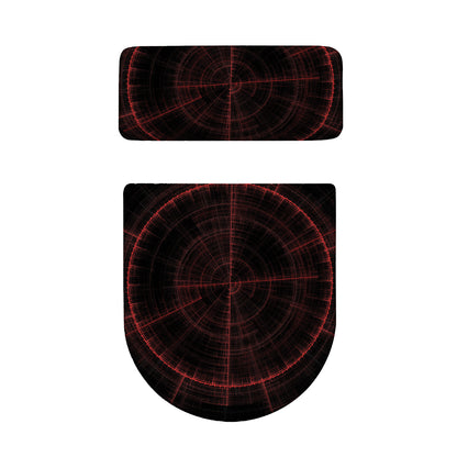 Red Gun Sight Print Toilet Lid And Tank Cover Set