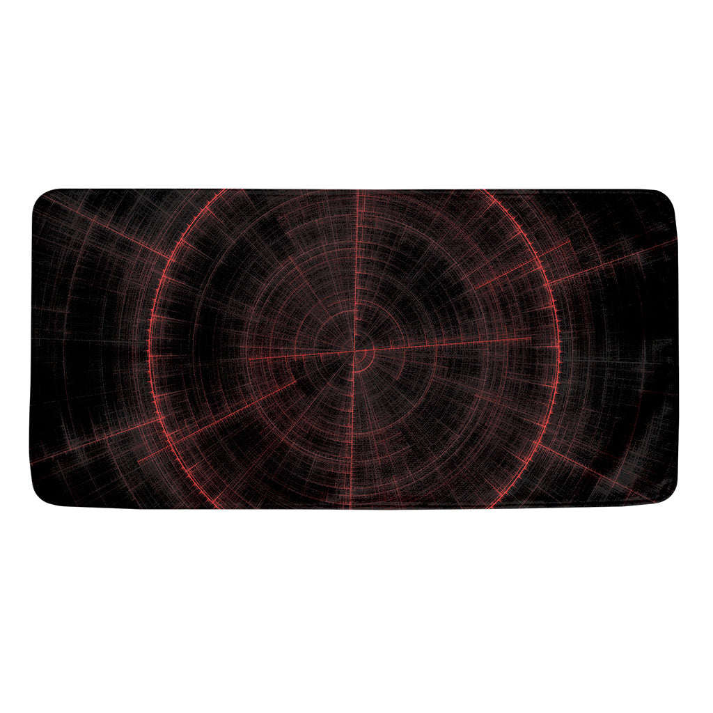 Red Gun Sight Print Towel