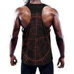 Red Gun Sight Print Training Tank Top