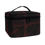 Red Gun Sight Print Travel Makeup Bag