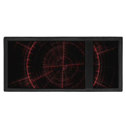 Red Gun Sight Print Trifold Wallet
