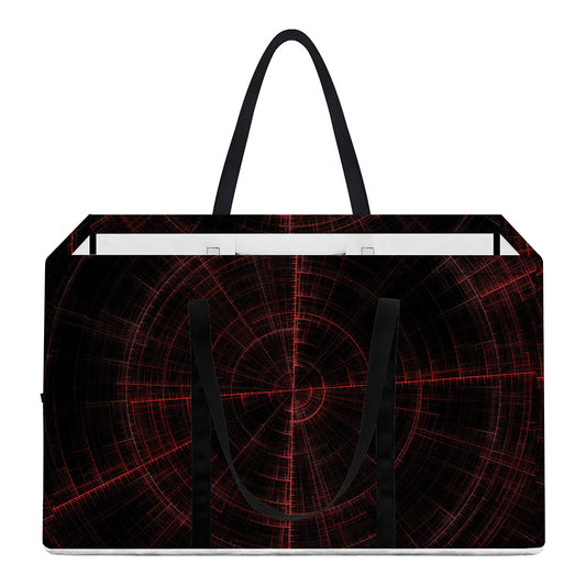 Red Gun Sight Print Utility Tote Bag