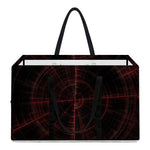 Red Gun Sight Print Utility Tote Bag