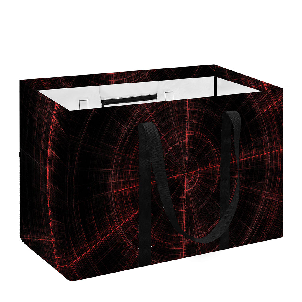 Red Gun Sight Print Utility Tote Bag