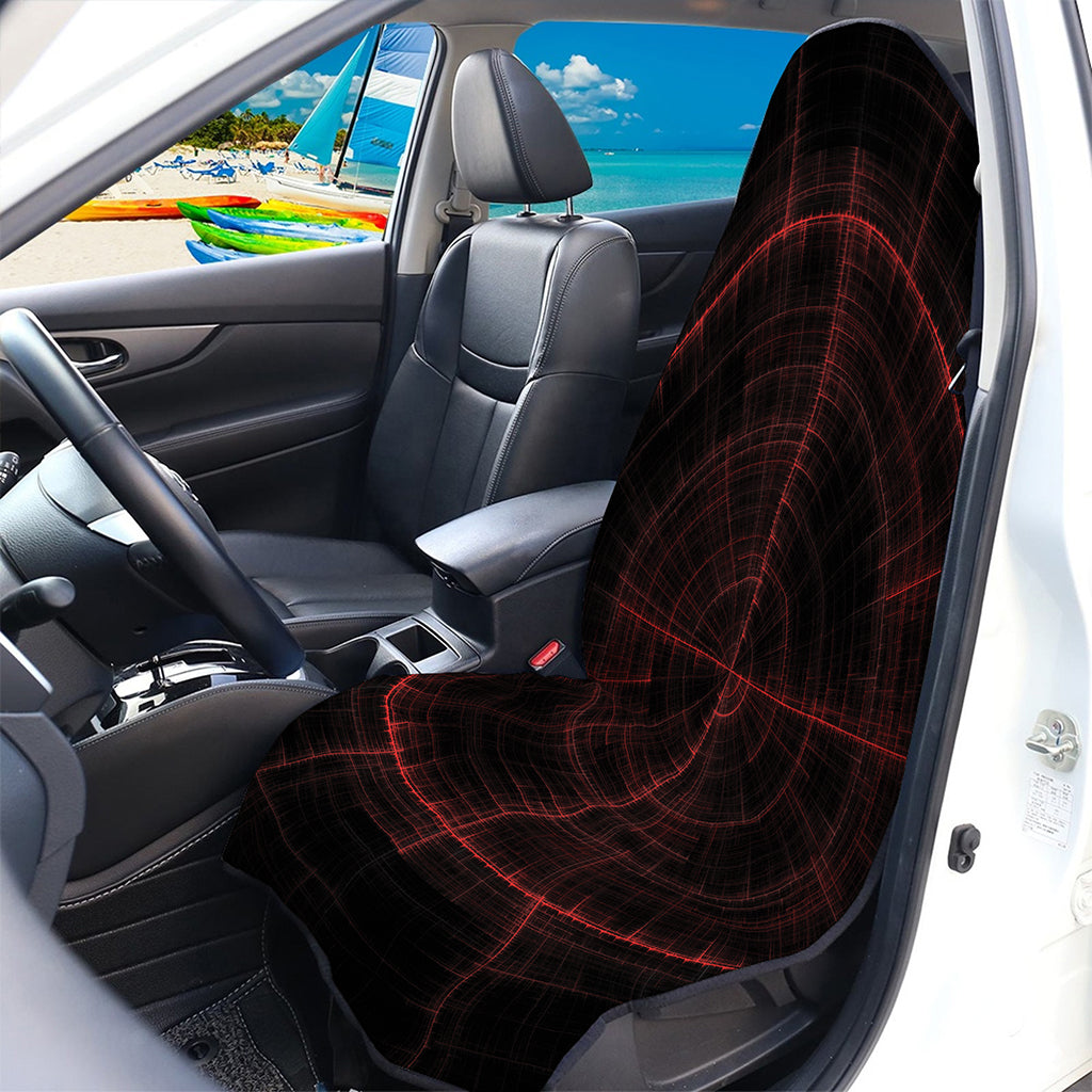 Red Gun Sight Print Waterproof Car Seat Cover