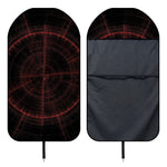 Red Gun Sight Print Waterproof Car Seat Cover