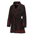 Red Gun Sight Print Women's Bathrobe