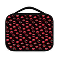 Red Halloween Vampire Lips Pattern Print Classic Bible Case