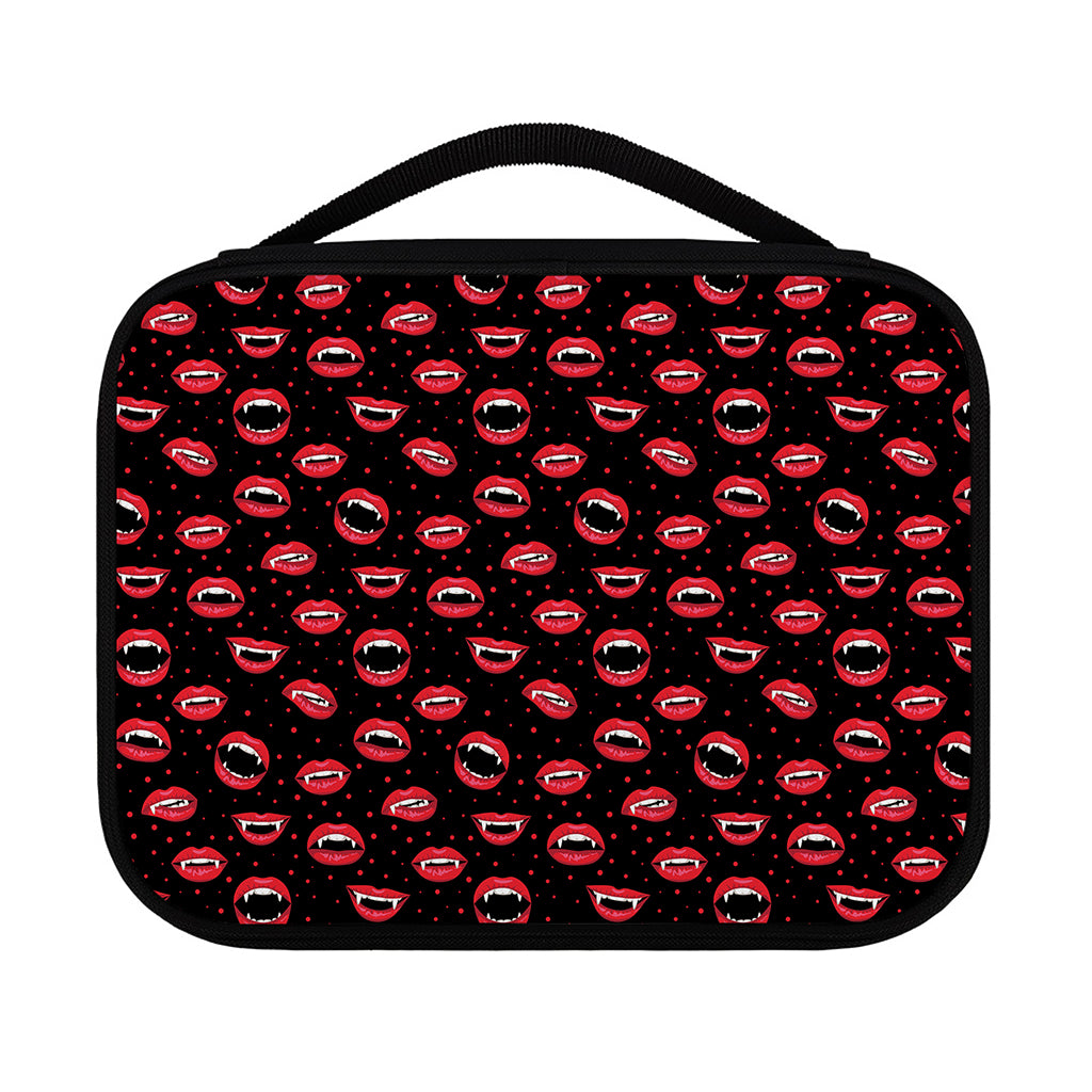 Red Halloween Vampire Lips Pattern Print Classic Bible Case