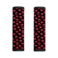 Red Halloween Vampire Lips Pattern Print Handle Covers