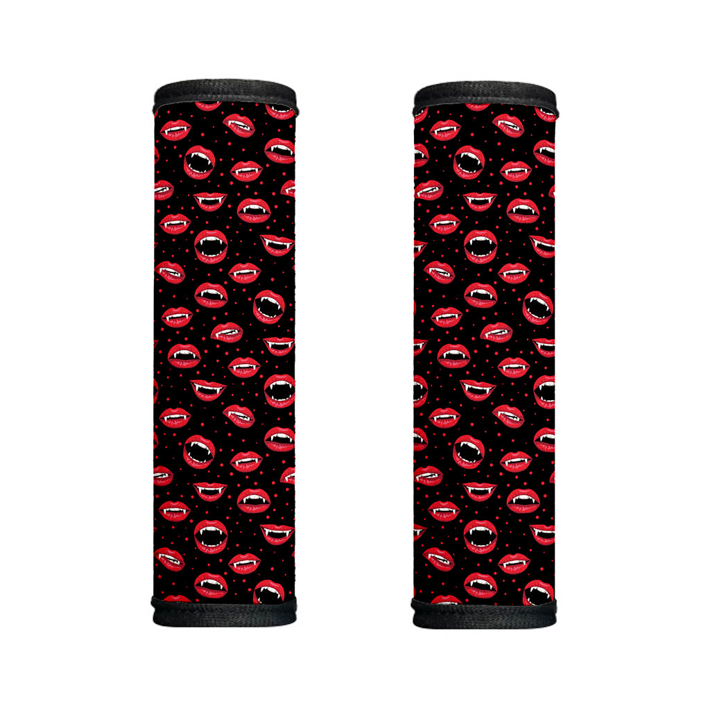 Red Halloween Vampire Lips Pattern Print Handle Covers