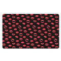 Red Halloween Vampire Lips Pattern Print Polyester Doormat