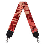 Red Hawaiian Tropical Pattern Print Bag Strap
