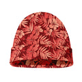 Red Hawaiian Tropical Pattern Print Beanie