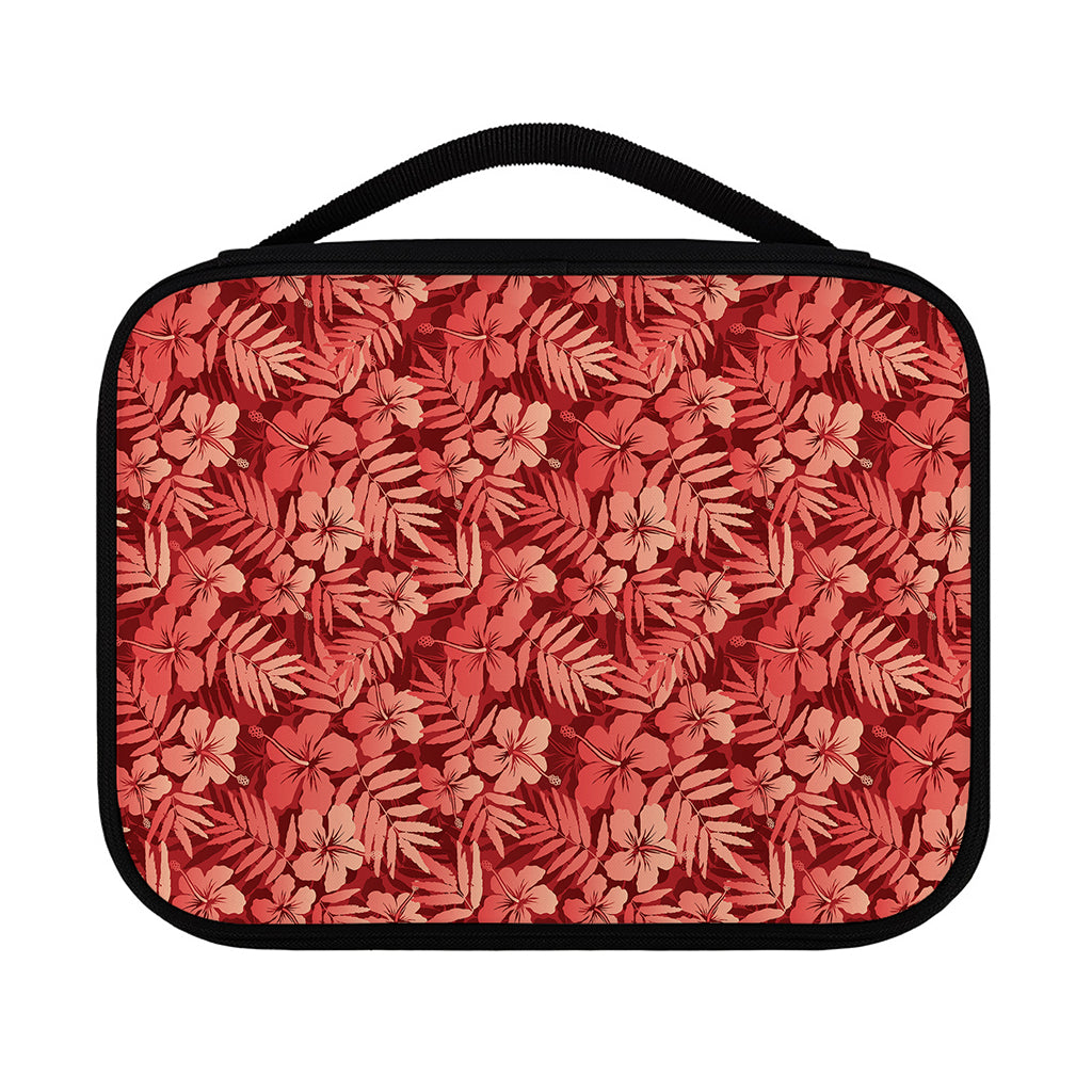 Red Hawaiian Tropical Pattern Print Classic Bible Case