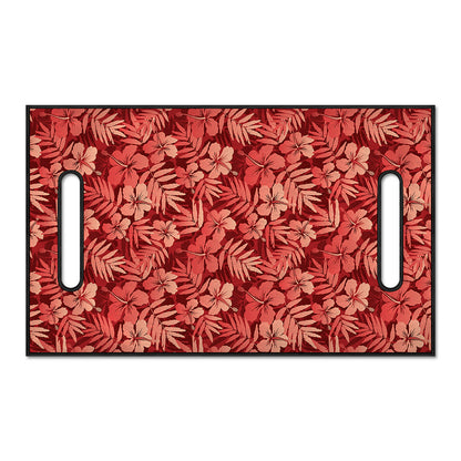 Red Hawaiian Tropical Pattern Print Golf Cart Seat Cover
