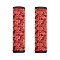 Red Hawaiian Tropical Pattern Print Handle Covers