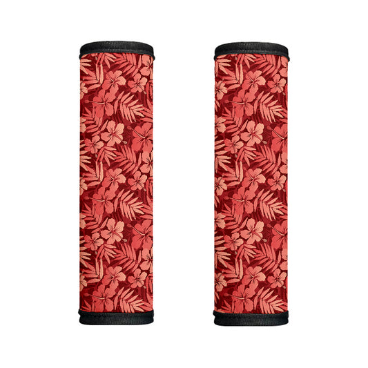 Red Hawaiian Tropical Pattern Print Handle Covers