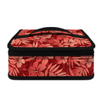Red Hawaiian Tropical Pattern Print Small Lunch Bag