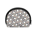 Red Heart And Penguin Pattern Print Coin Purse