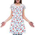 Red Heart Balloon Pattern Print Adjustable Apron