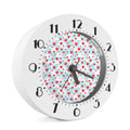 Red Heart Balloon Pattern Print Alarm Clock