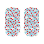 Red Heart Balloon Pattern Print Bar Stool Covers