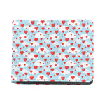 Red Heart Balloon Pattern Print Bifold Wallet