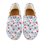 Red Heart Balloon Pattern Print Casual Shoes