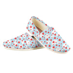 Red Heart Balloon Pattern Print Casual Shoes