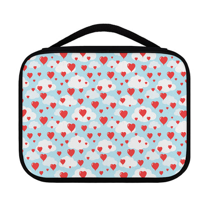 Red Heart Balloon Pattern Print Classic Bible Case