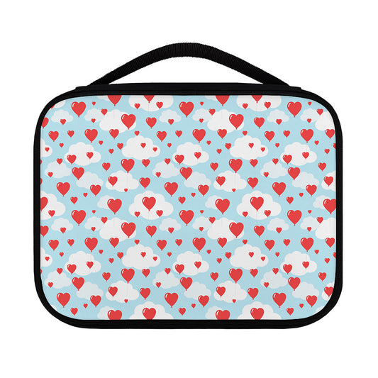 Red Heart Balloon Pattern Print Classic Bible Case