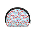 Red Heart Balloon Pattern Print Coin Purse