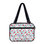 Red Heart Balloon Pattern Print Double Strap Bible Bag