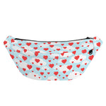 Red Heart Balloon Pattern Print Fanny Pack