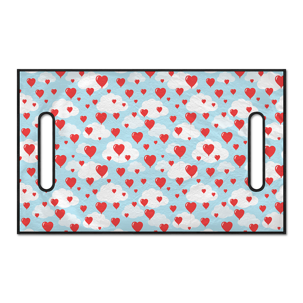 Red Heart Balloon Pattern Print Golf Cart Seat Cover